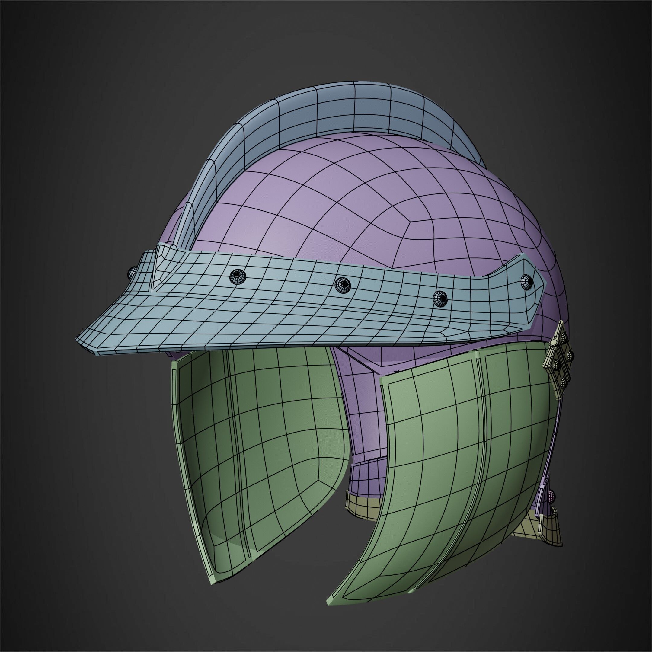 Berserk Casca Helmet for Cosplay 3D print model_18