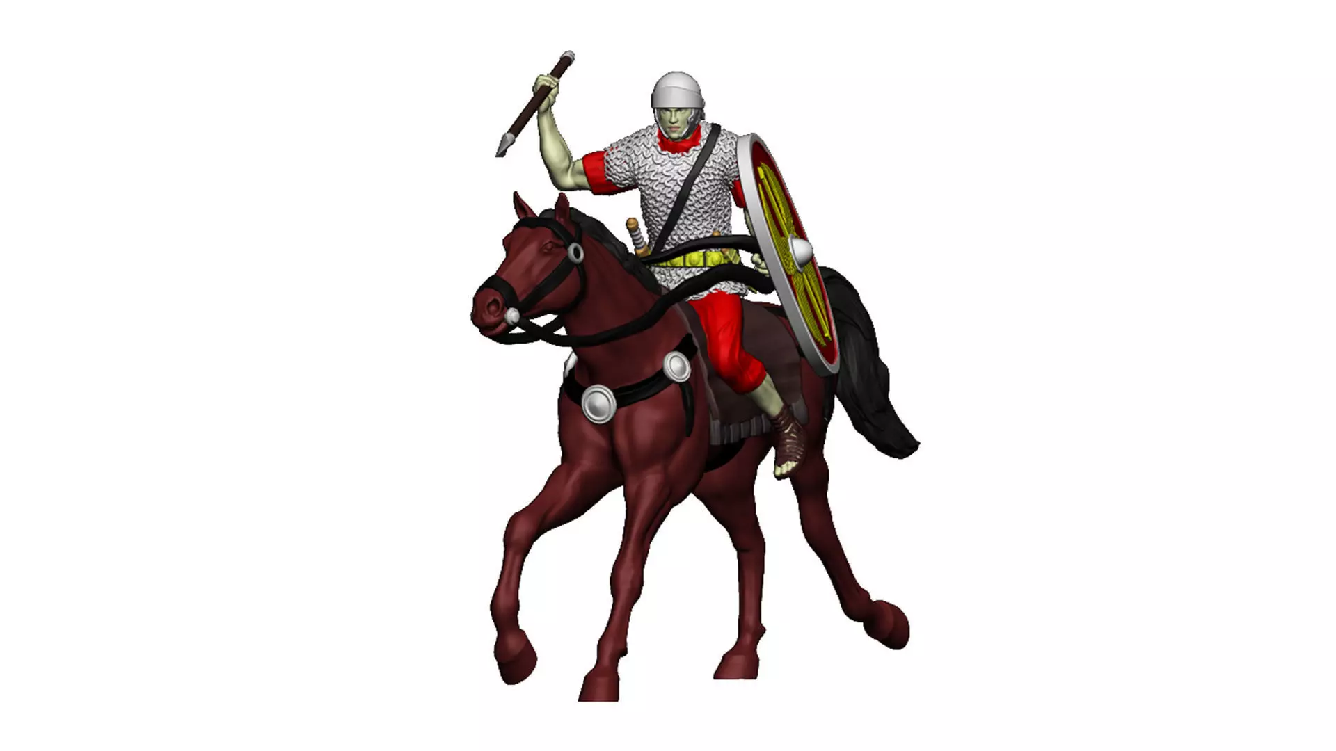 Roman cavalry 3 3D print model_0