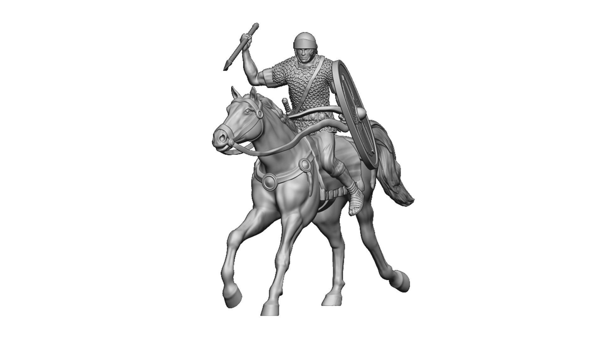 Roman cavalry 3 3D print model_2