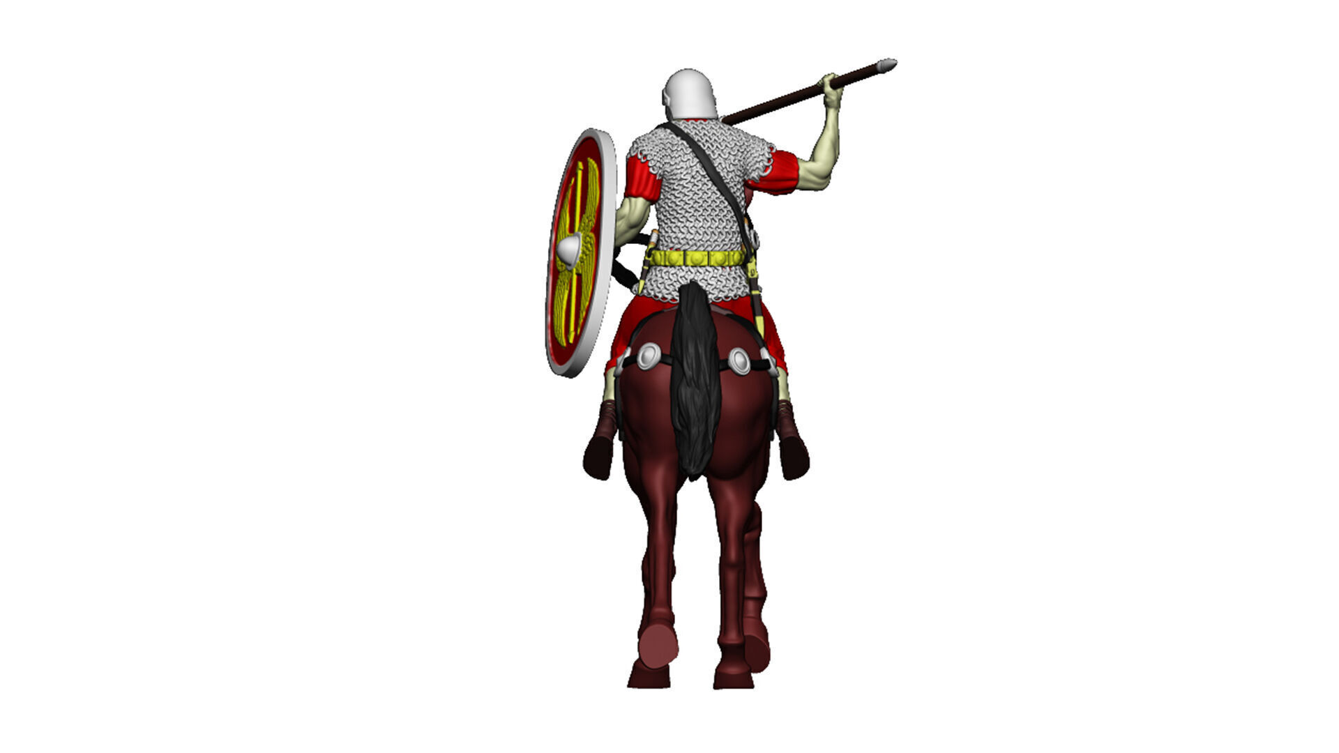 Roman cavalry 3 3D print model_8