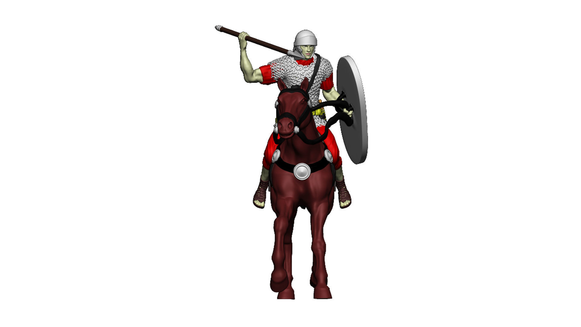 Roman cavalry 3 3D print model_5