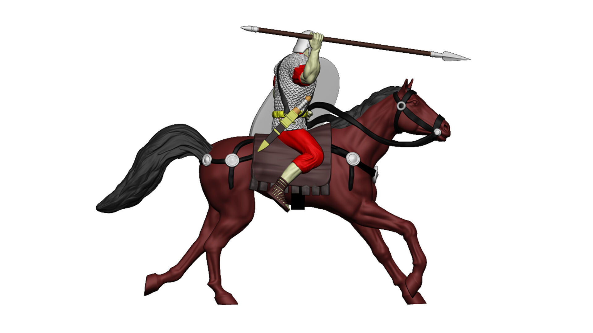Roman cavalry 3 3D print model_6