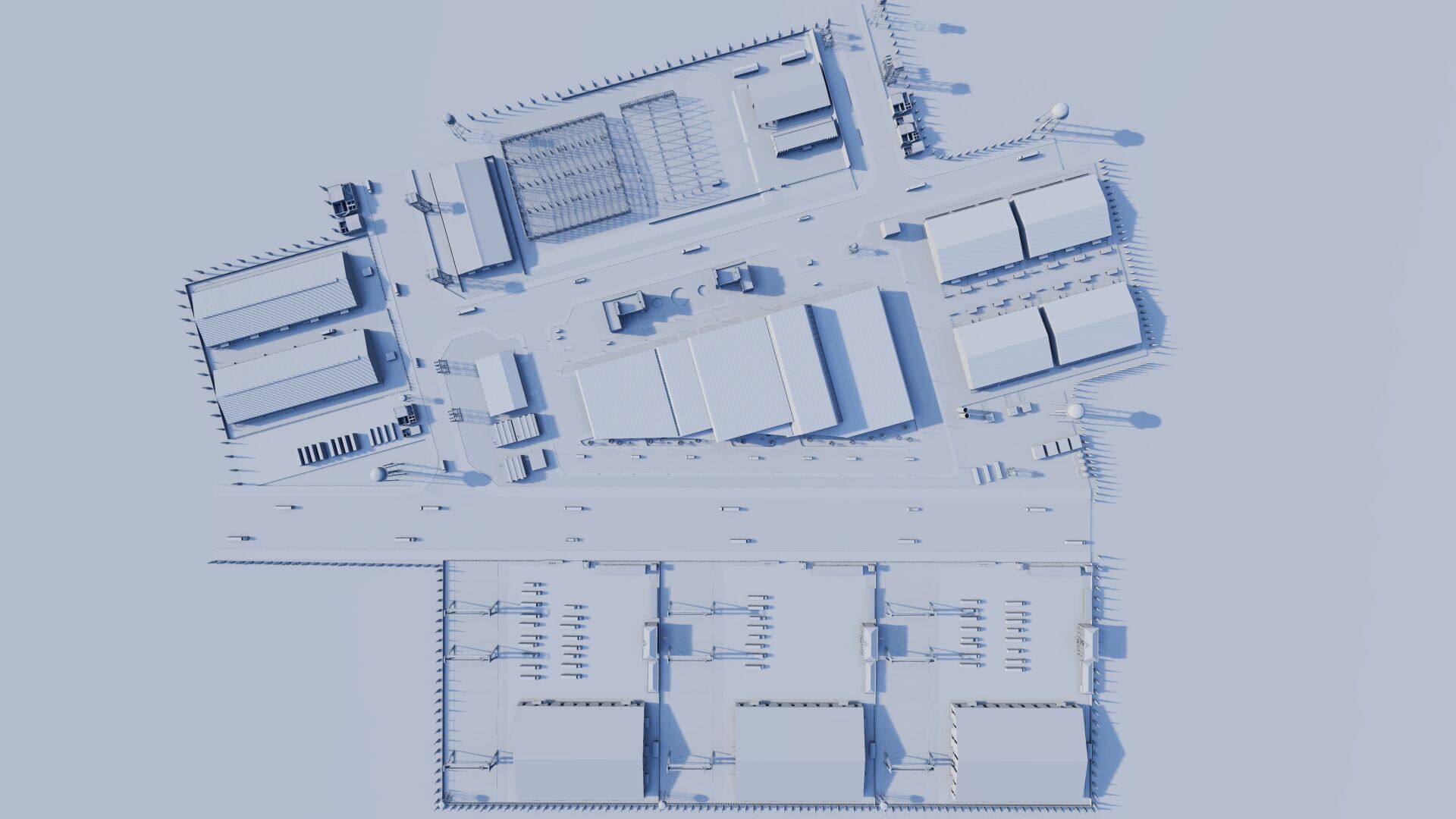Industrial Factory-Factory building 3D model_27