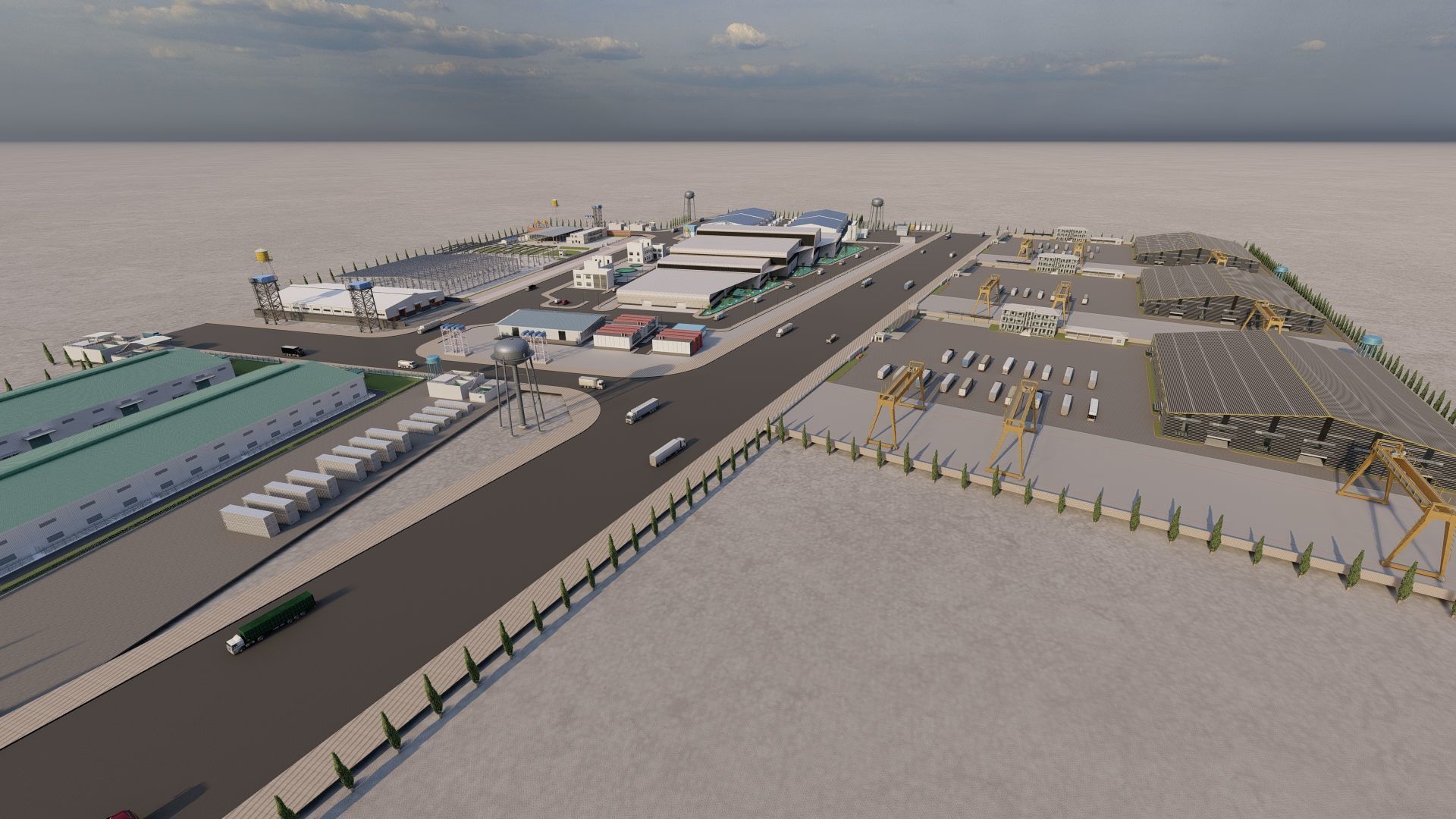 Industrial Factory-Factory building 3D model_19