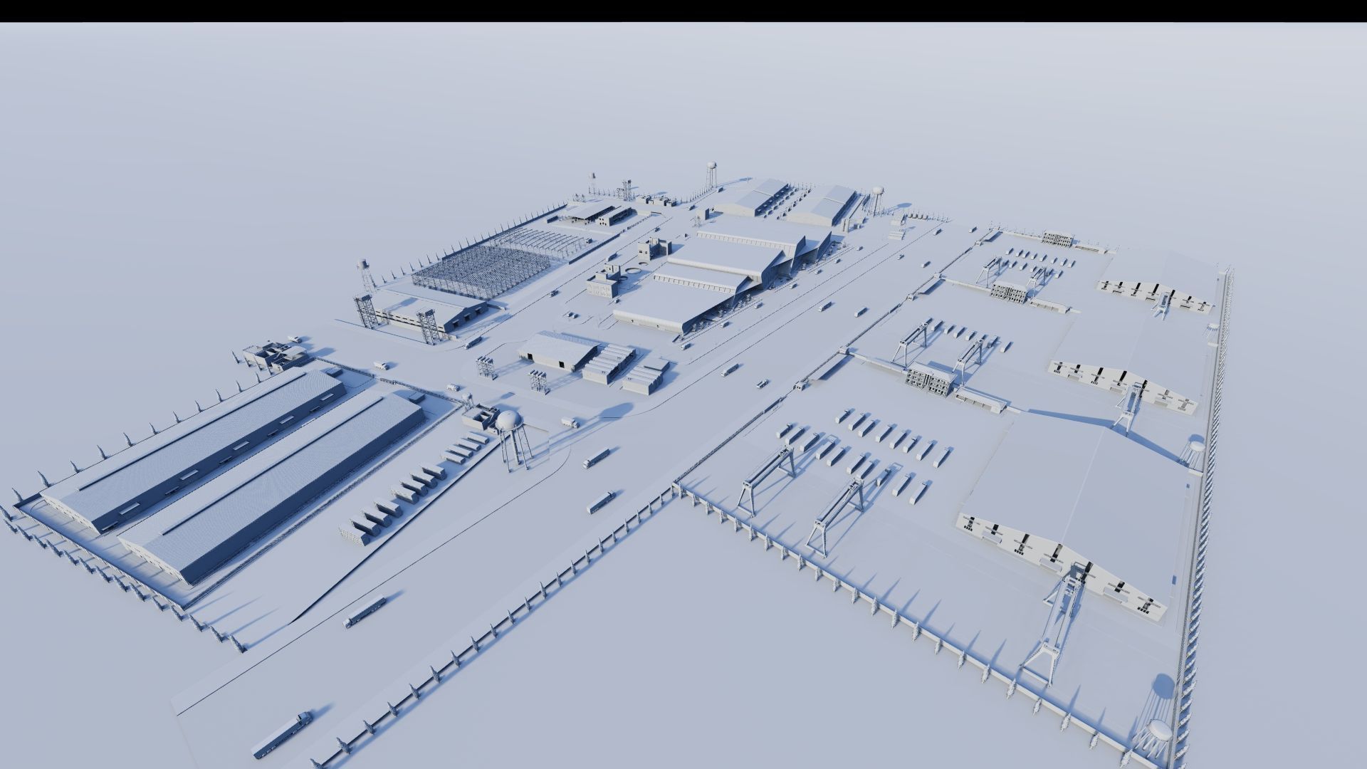 Industrial Factory-Factory building 3D model_26