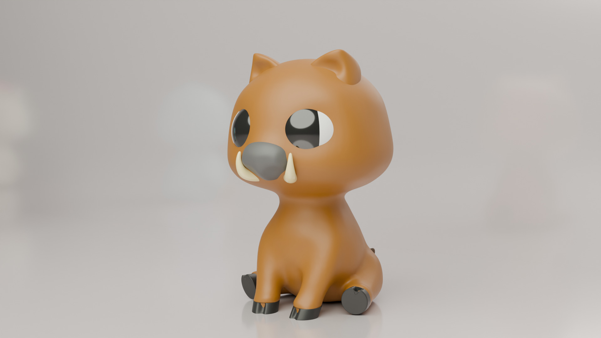 BABY ANIMALS Low-poly 3D model_14