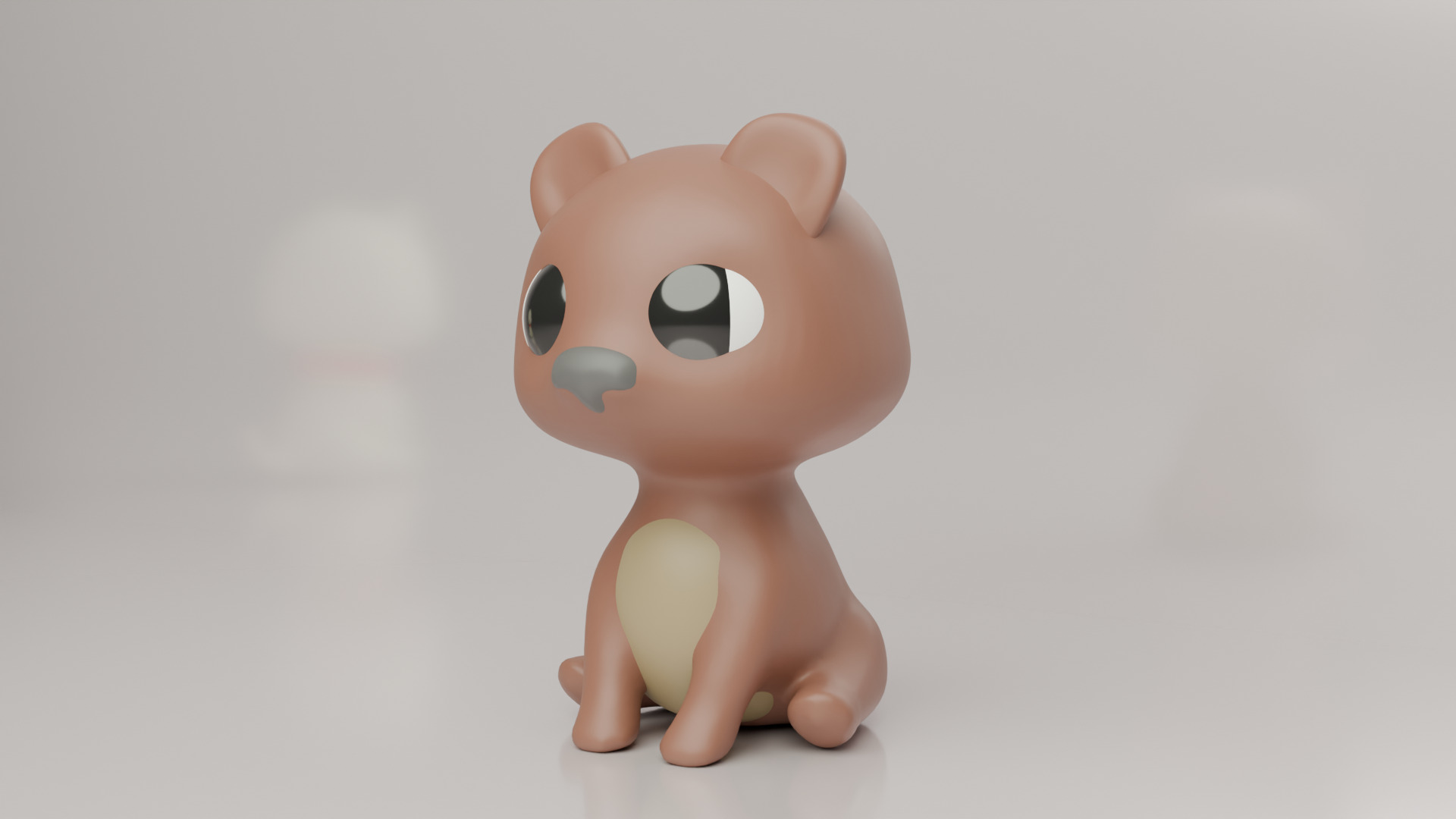 BABY ANIMALS Low-poly 3D model_3