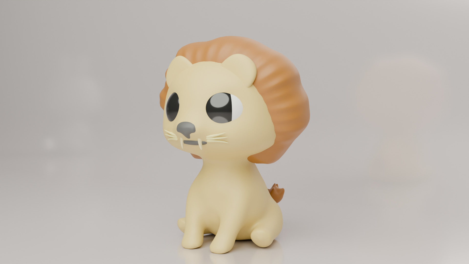 BABY ANIMALS Low-poly 3D model_11