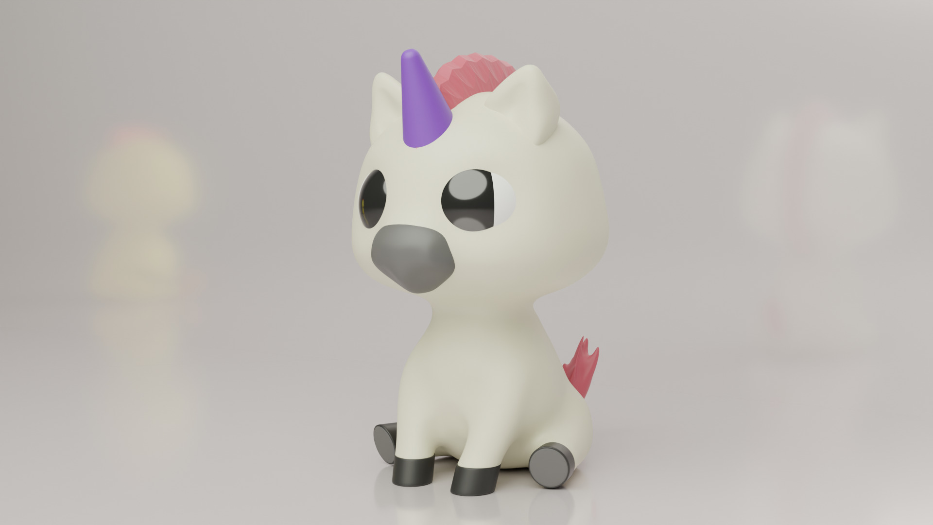 BABY ANIMALS Low-poly 3D model_13