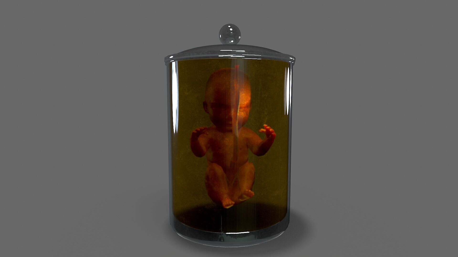 Cadaver Specimen Low-poly 3D model_5