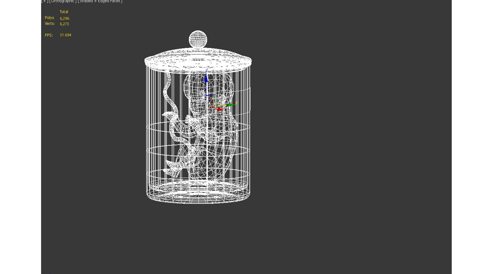 Cadaver Specimen Low-poly 3D model_9
