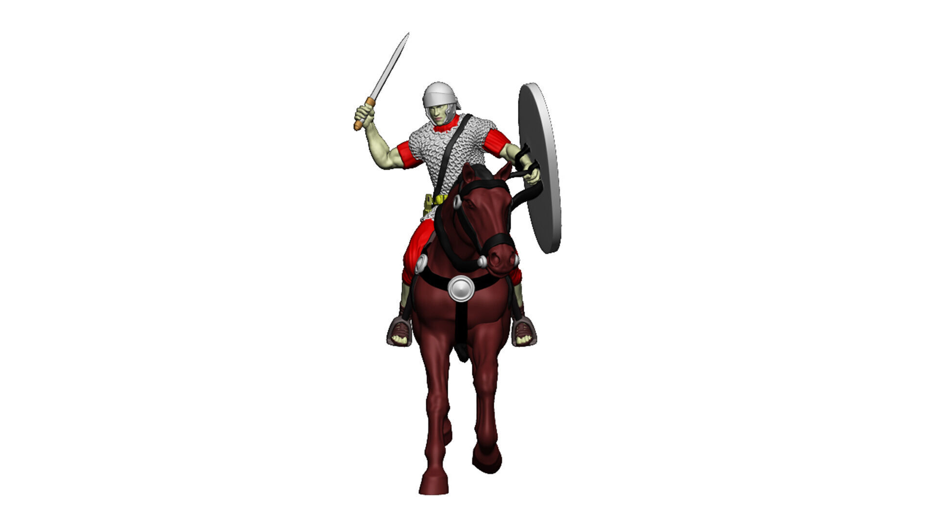 Roman cavalry 4 3D print model_6