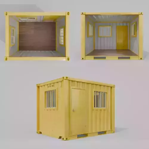 10ft Modified Shipping Container Room - Versatile Modular Space