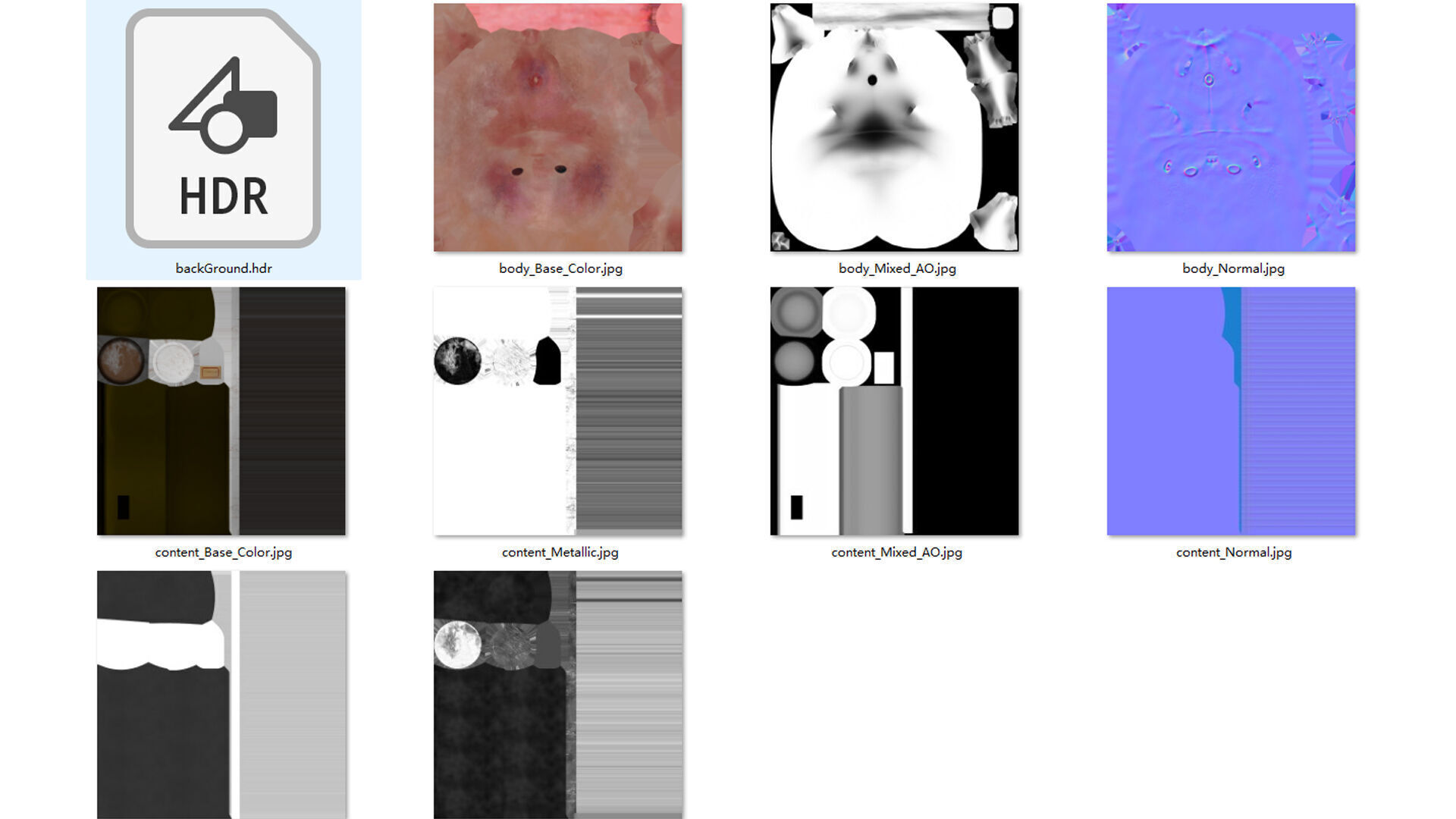 Cadaver Specimen Low-poly 3D model_7