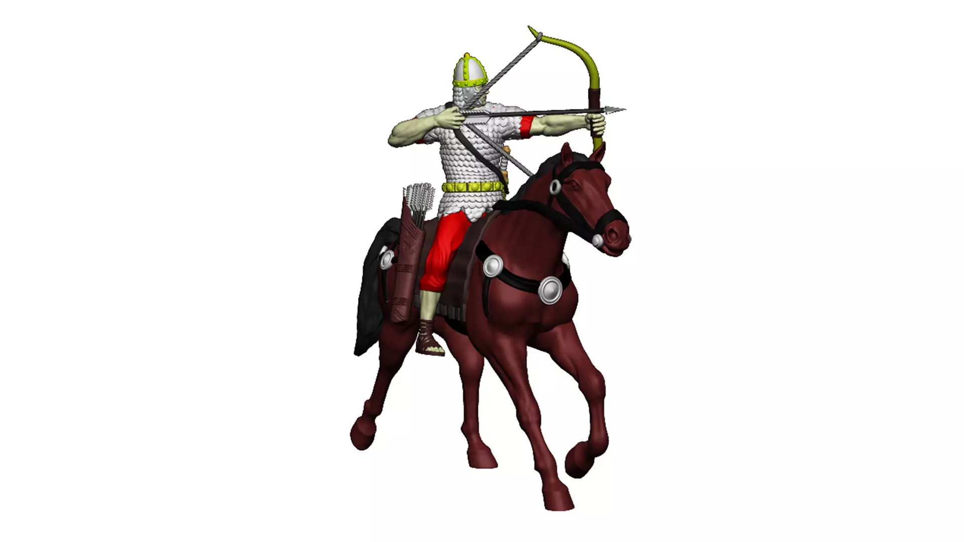 Roman cavalry Archer 1 3D print model