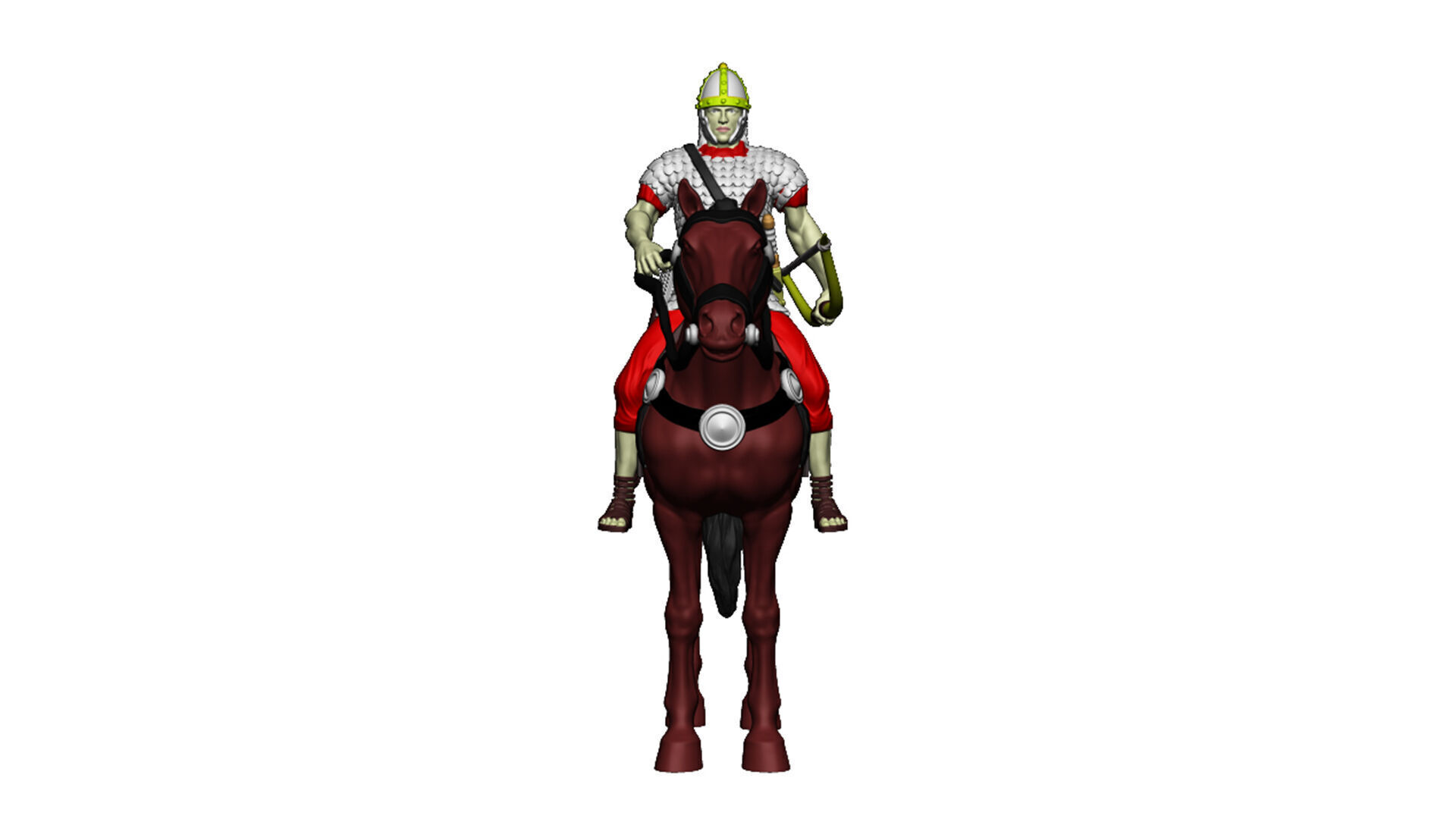 Roman cavalry Archer 2 3D print model_5