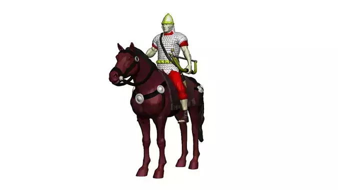 Roman cavalry Archer 2 3D print model