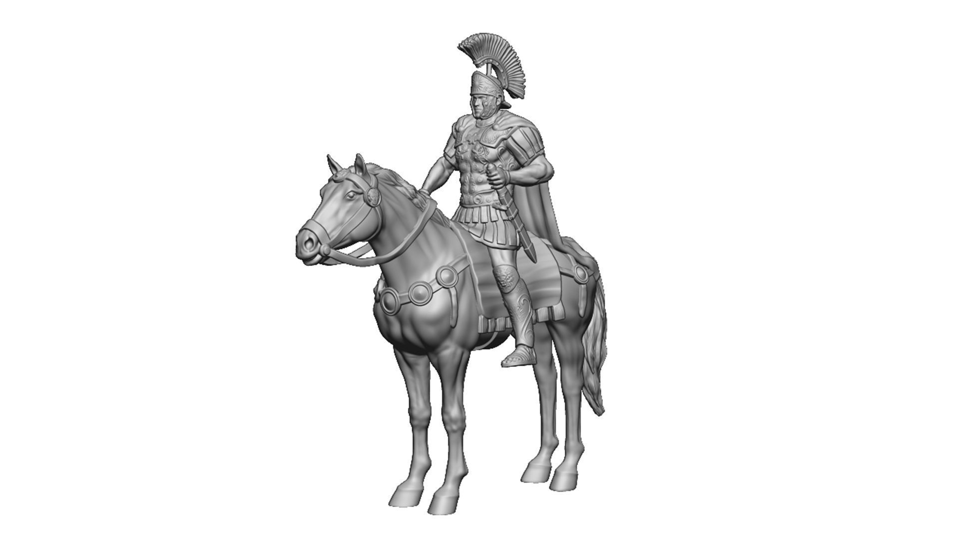 Roman cavalry Legat Idol 2 3D print model_2
