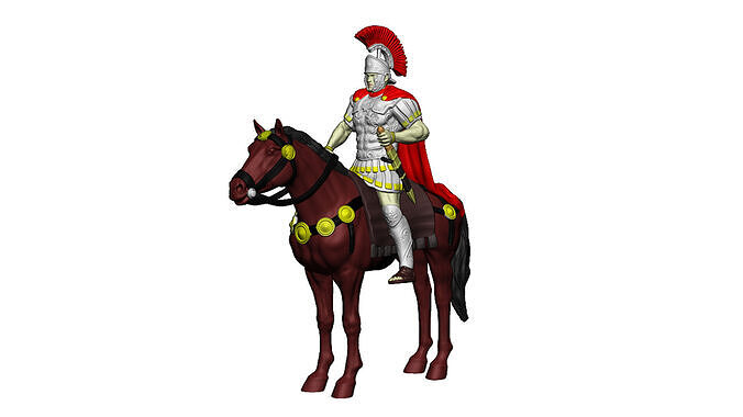 Roman cavalry Legat Idol 2 3D print model