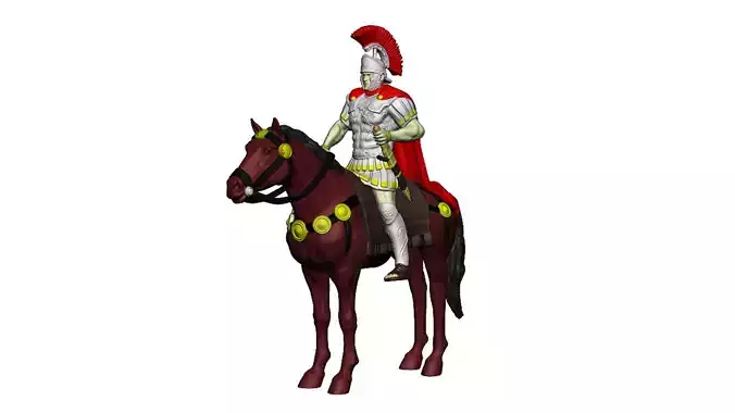 Roman cavalry Legat Idol 2 3D print model