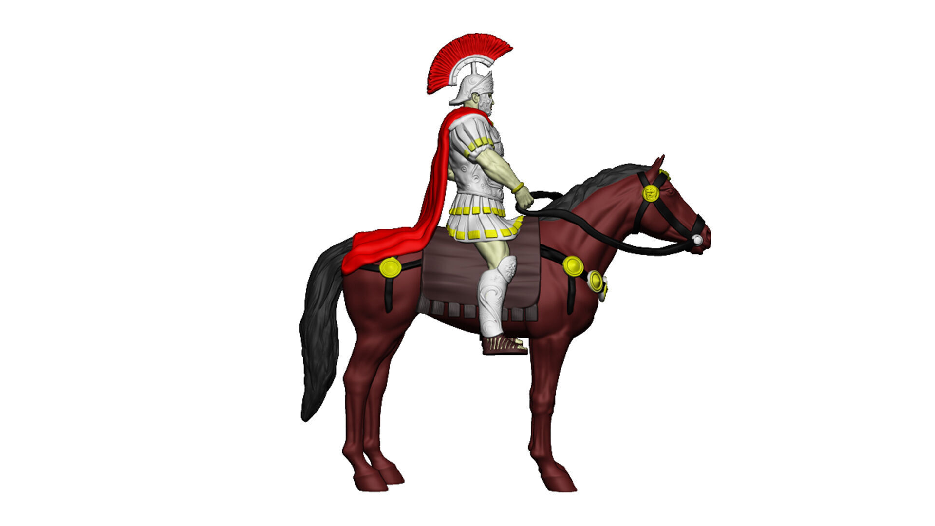 Roman cavalry Legat Idol 2 3D print model_6