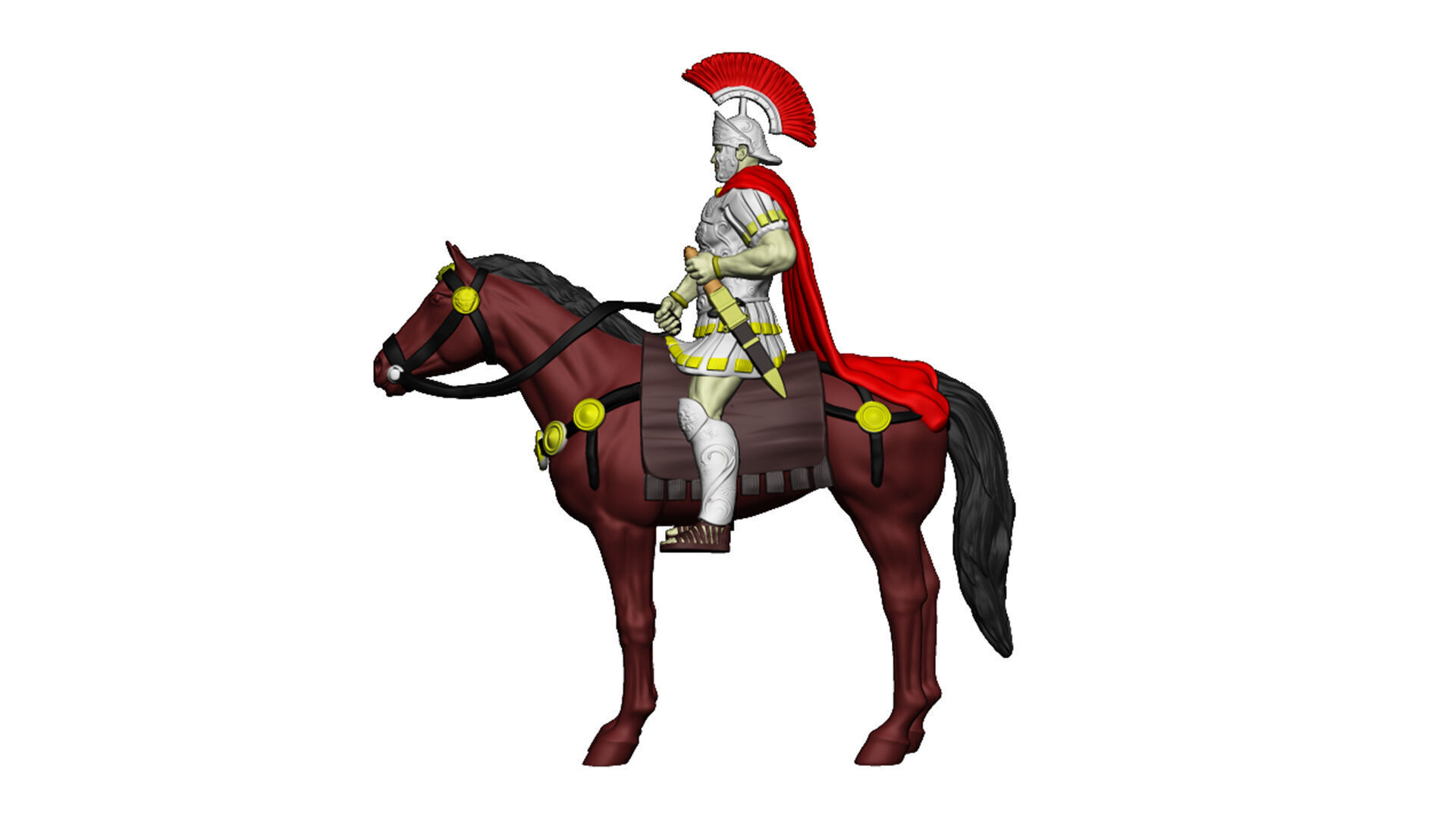 Roman cavalry Legat Idol 2 3D print model_7