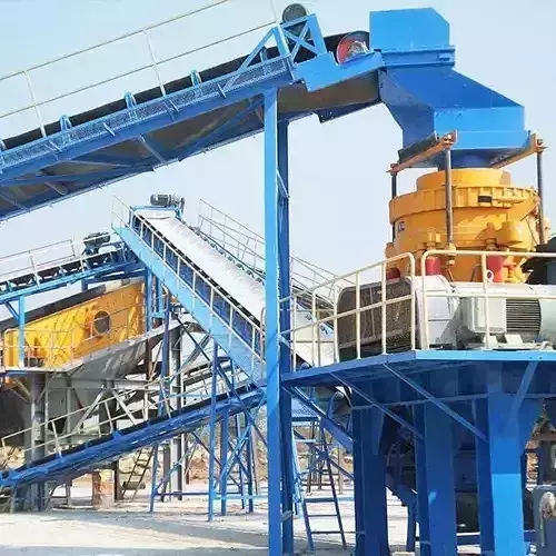 Sand Making Plant  Sand and Gravel Production Line Machine 3D model