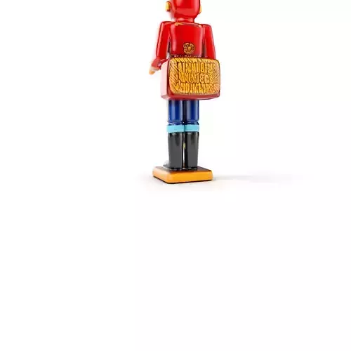 Toy Soldier Nutcracker Model Pack with Detailed Textures Low-poly 3D model