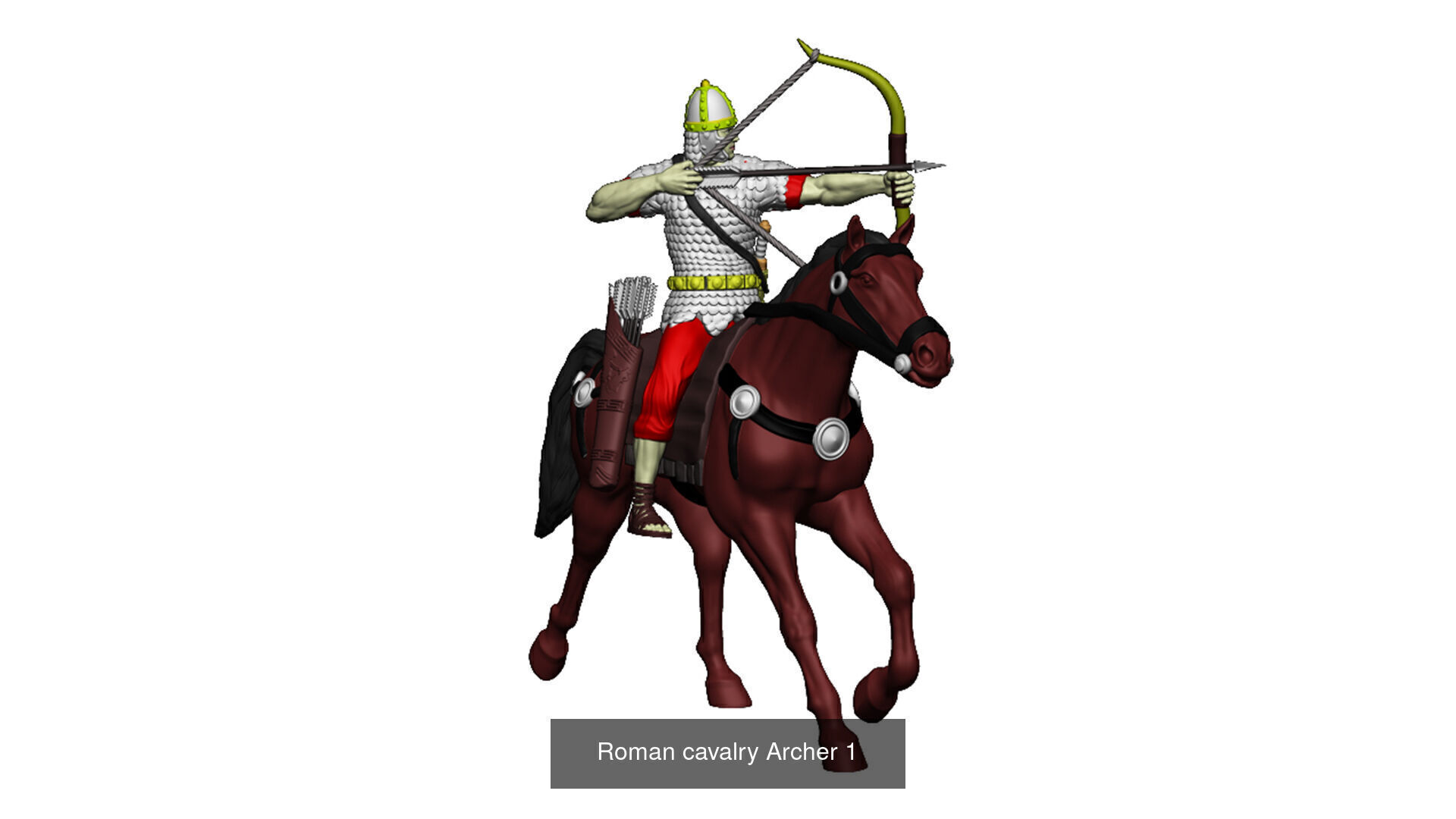 Roman cavalry SPQR - EAGLE OF THE LEGION II  3D Model Collection_16