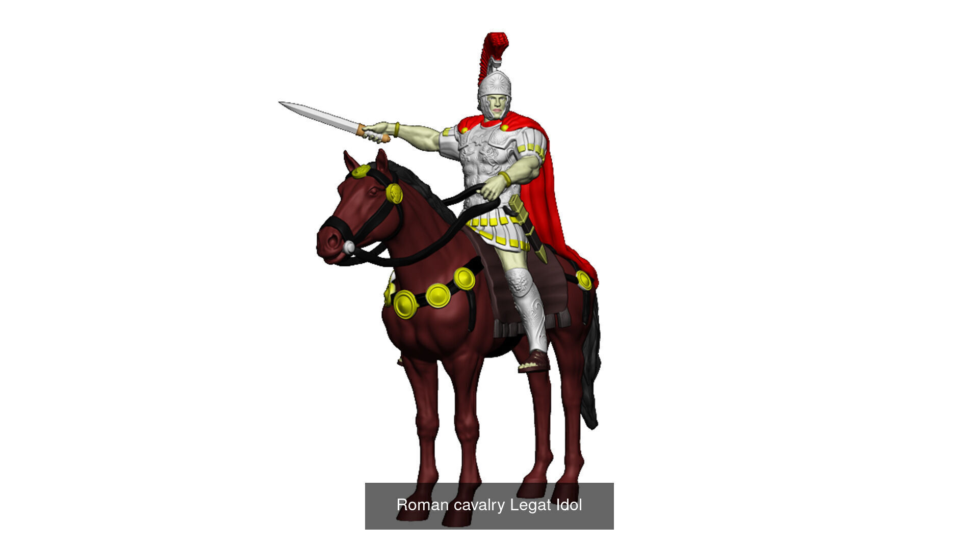 Roman cavalry SPQR - EAGLE OF THE LEGION II  3D Model Collection_19
