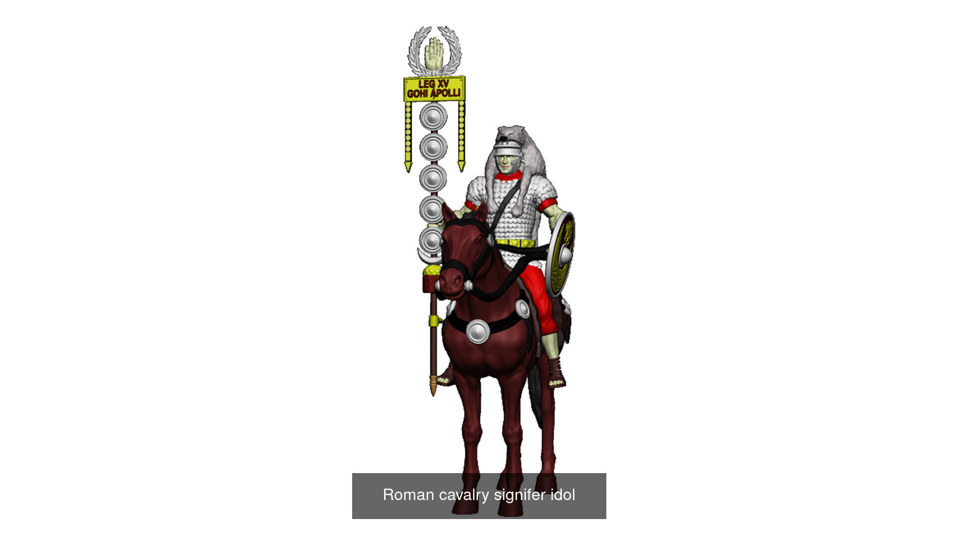 Roman cavalry SPQR - EAGLE OF THE LEGION II  3D Model Collection_22