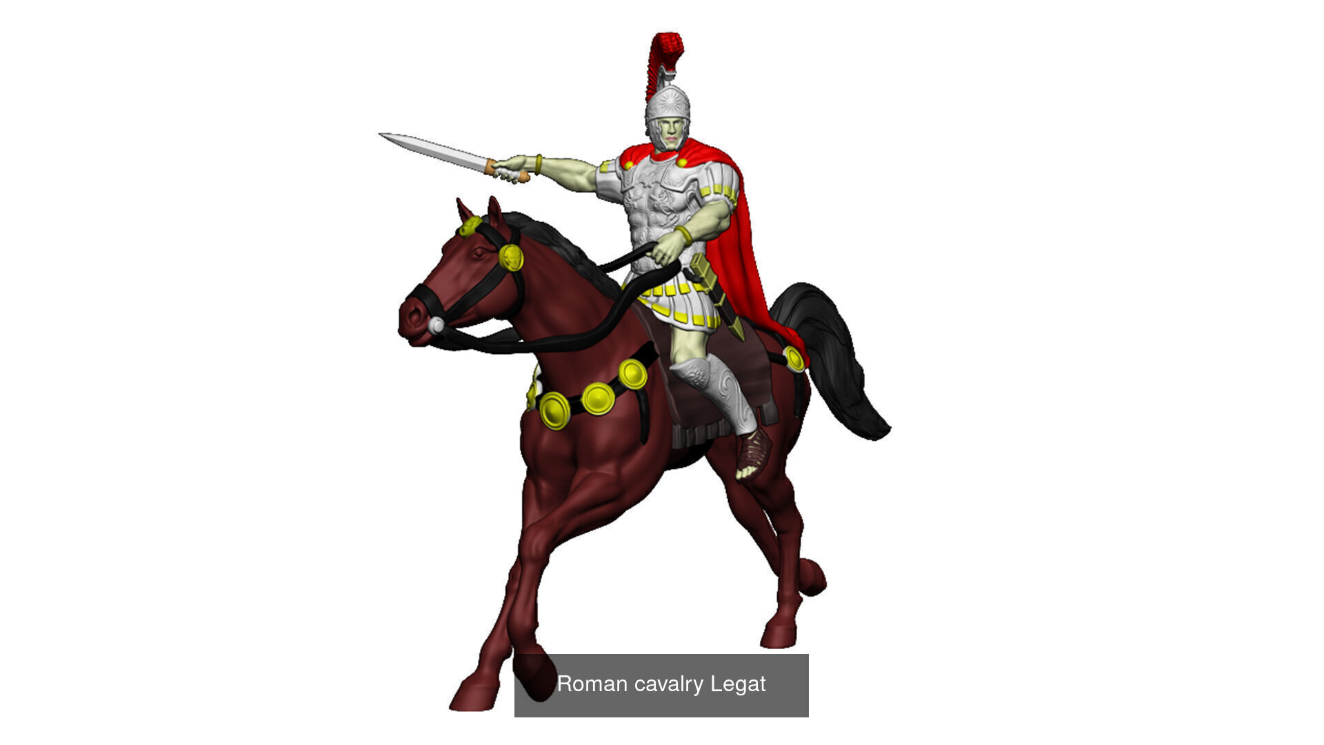 Roman cavalry SPQR - EAGLE OF THE LEGION II  3D Model Collection_18