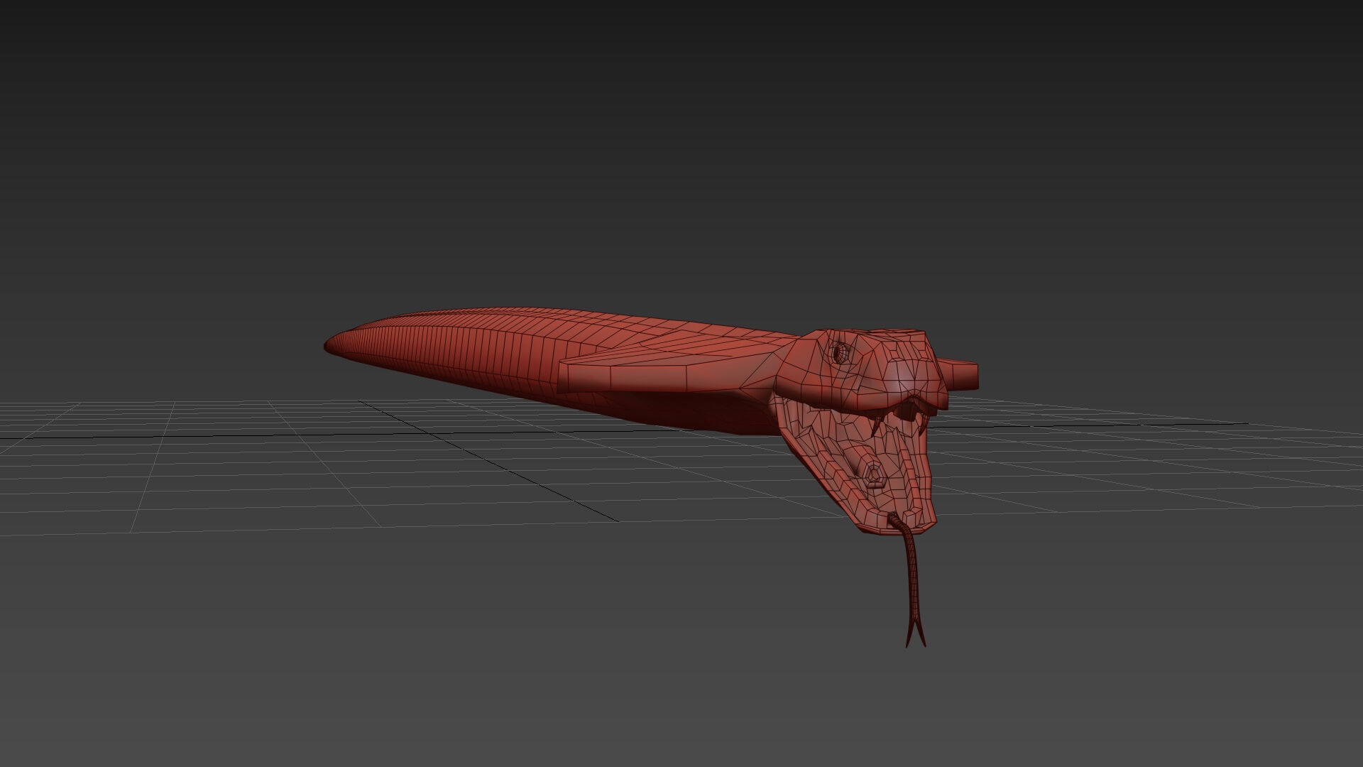 king Cobra Shape 3D model_9