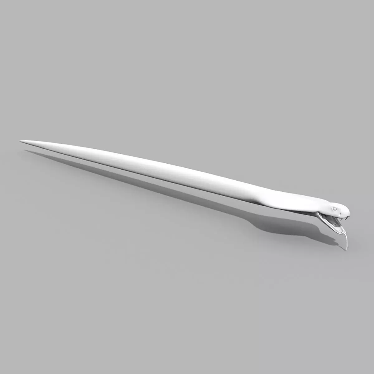 king Cobra Shape 3D model_0