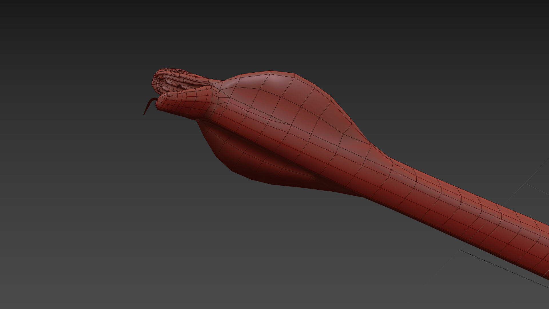 king Cobra Shape 3D model_8