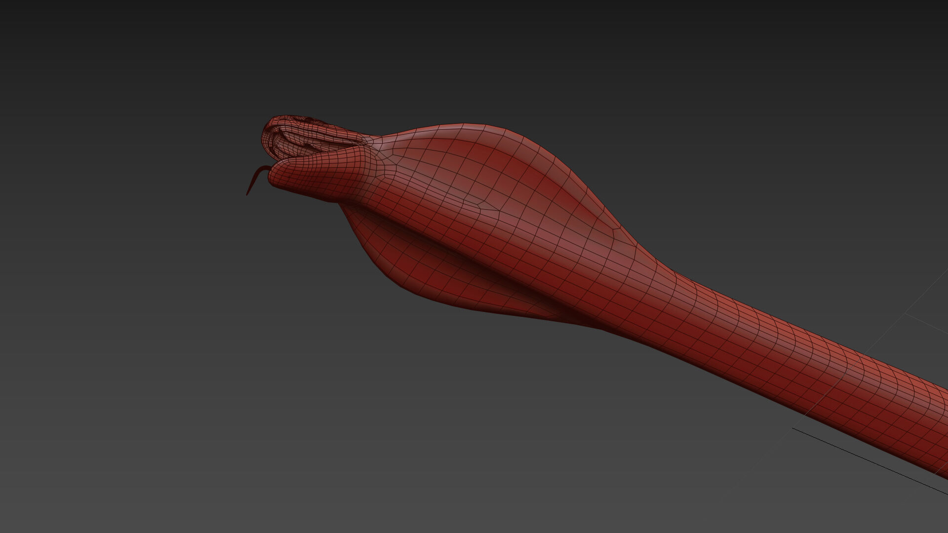 king Cobra Shape 3D model_7