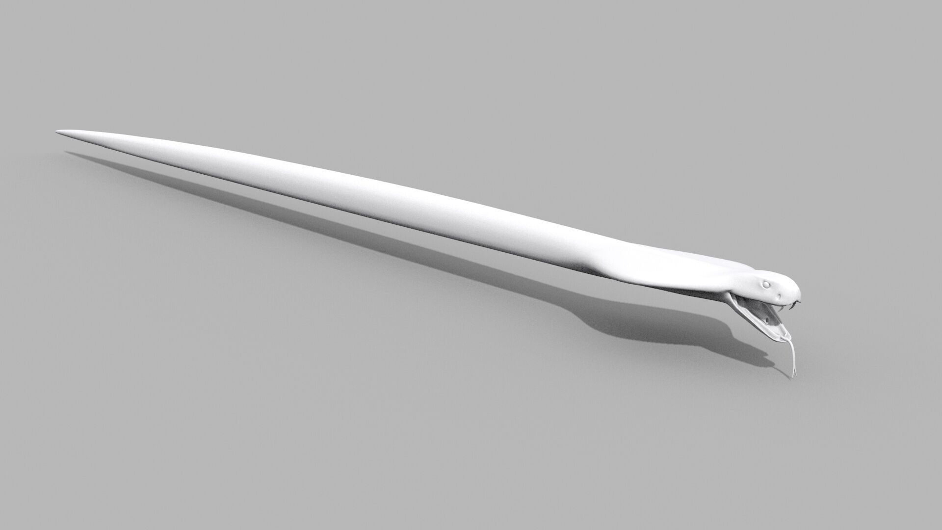 king Cobra Shape 3D model_1