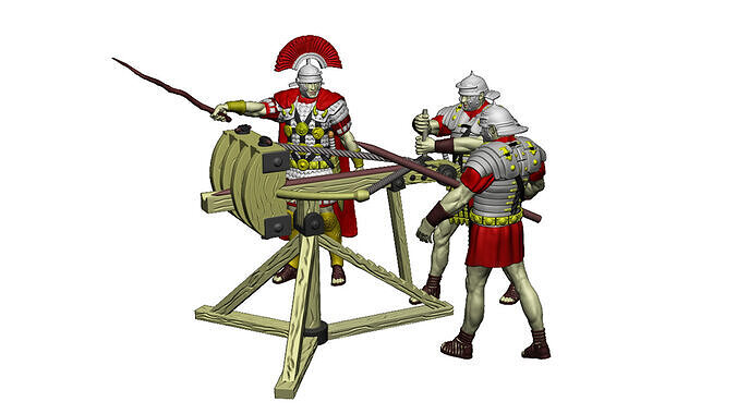 Roman Scorpion  3 models  1 shout 3D print model