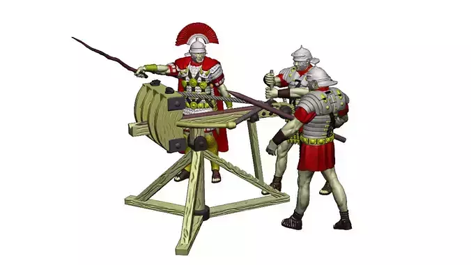 Roman Scorpion  3 models  1 shout 3D print model
