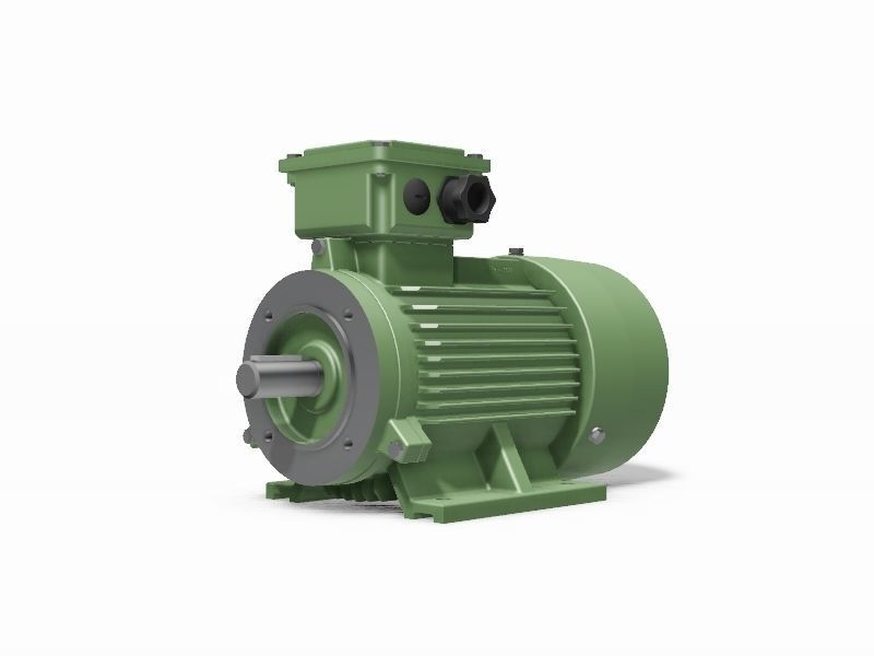 90S B34a Top IEC electric motor - 3D CAD model 3D model_1