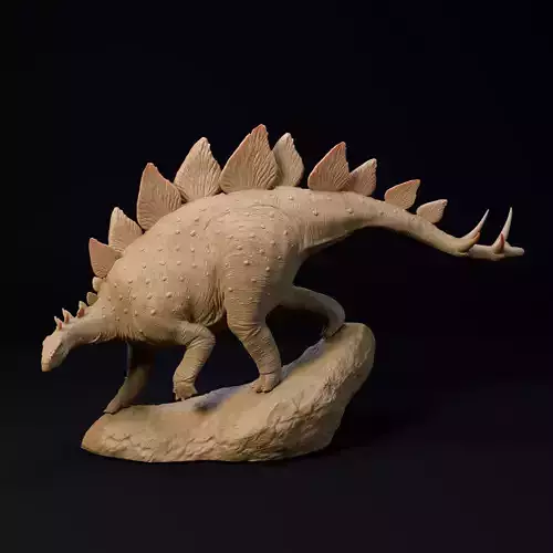 Stegosaurus 1-35 scale pre-supported dinosaur