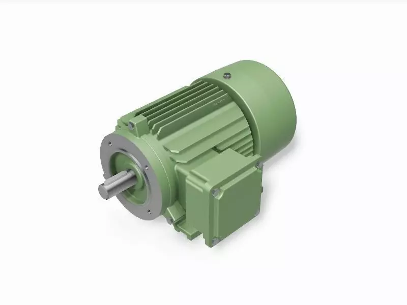 90S B34a Right IEC electric motor - 3D CAD model 3D model_0