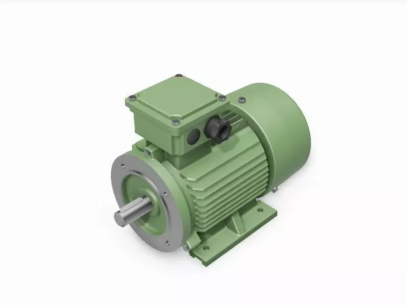 90S B34b Top IEC electric motor - 3D CAD model 3D model_0