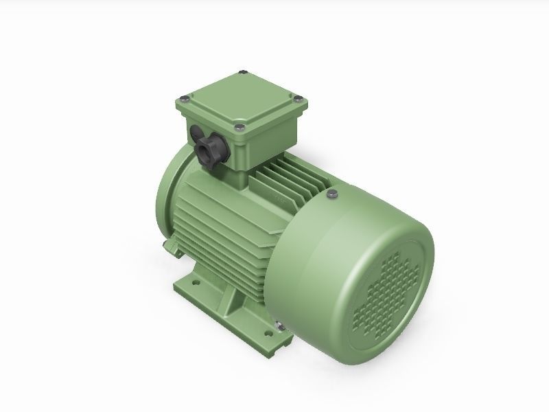 90S B34b Top IEC electric motor - 3D CAD model 3D model_3