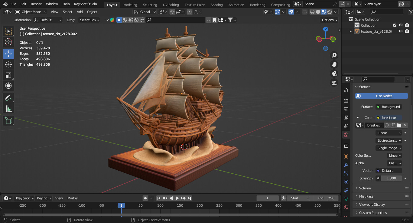 Pirate Ship  3D print model_2