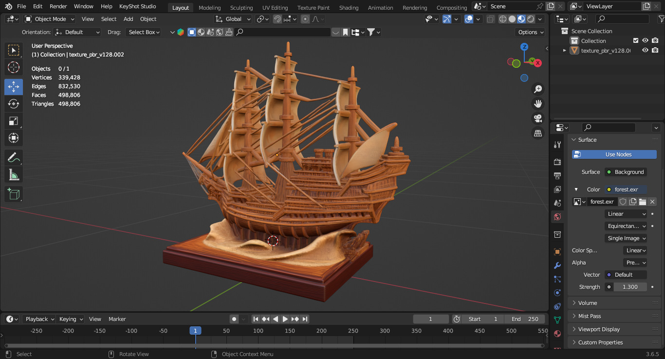 Pirate Ship  3D print model_4
