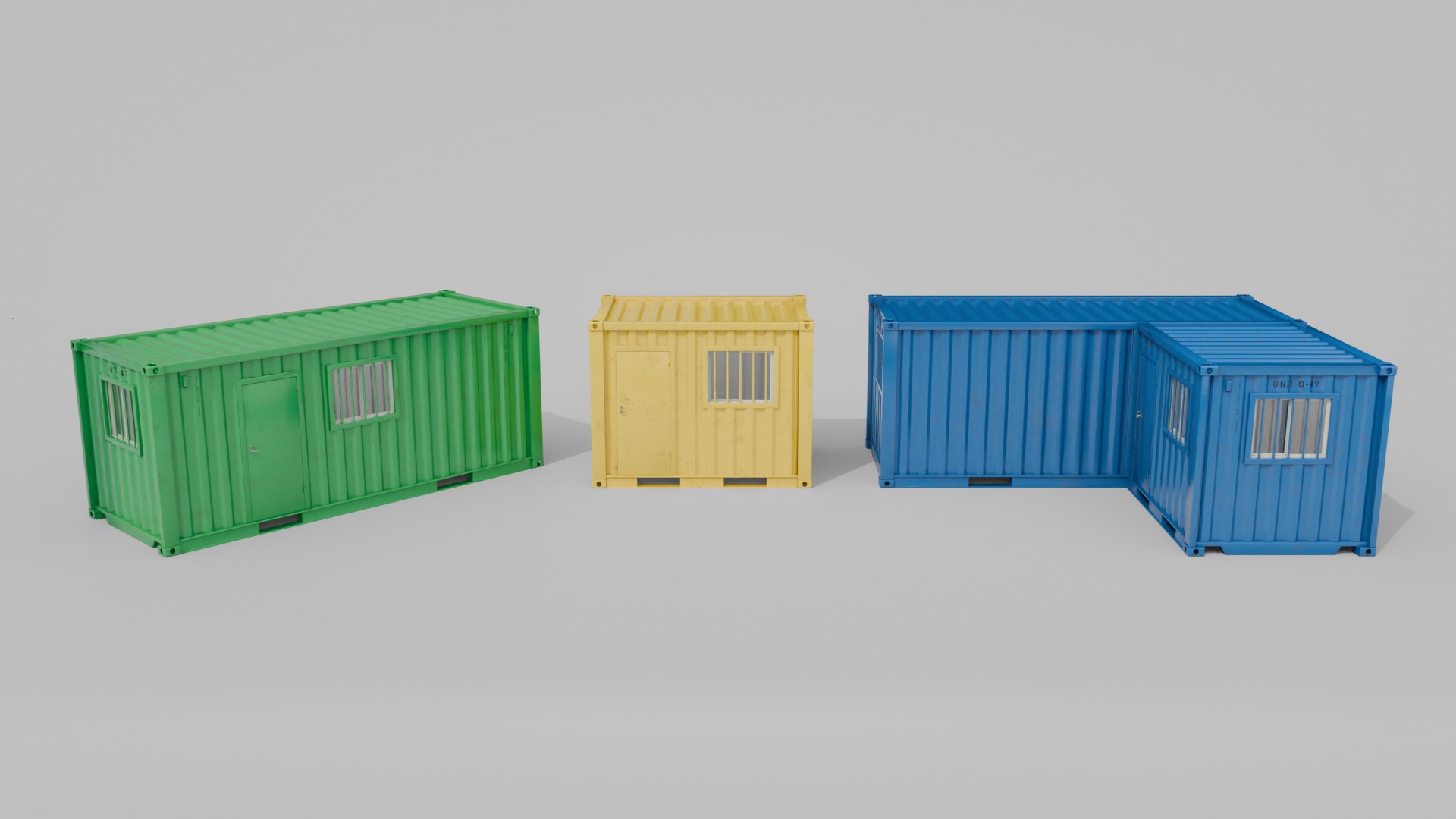 Modified Shipping Containers Room Trio Collection _4
