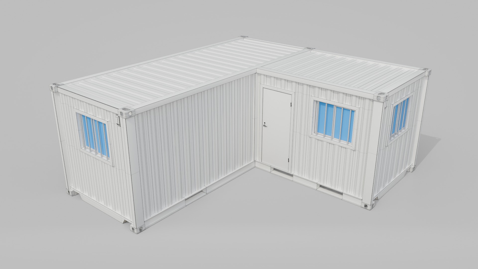 Modified Shipping Containers Room Trio Collection _36