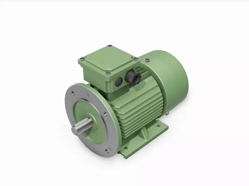 90S B35 Top IEC electric motor - 3D CAD model 3D model