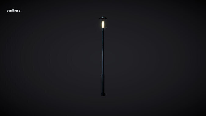 Lamp Post 01 3D model